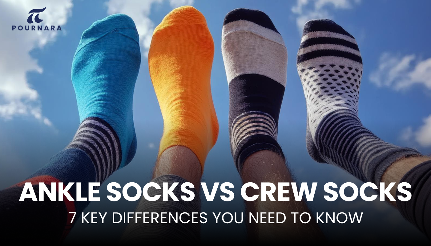 Ankle Socks vs Crew Socks_ 7 Key Differences You Need to Know